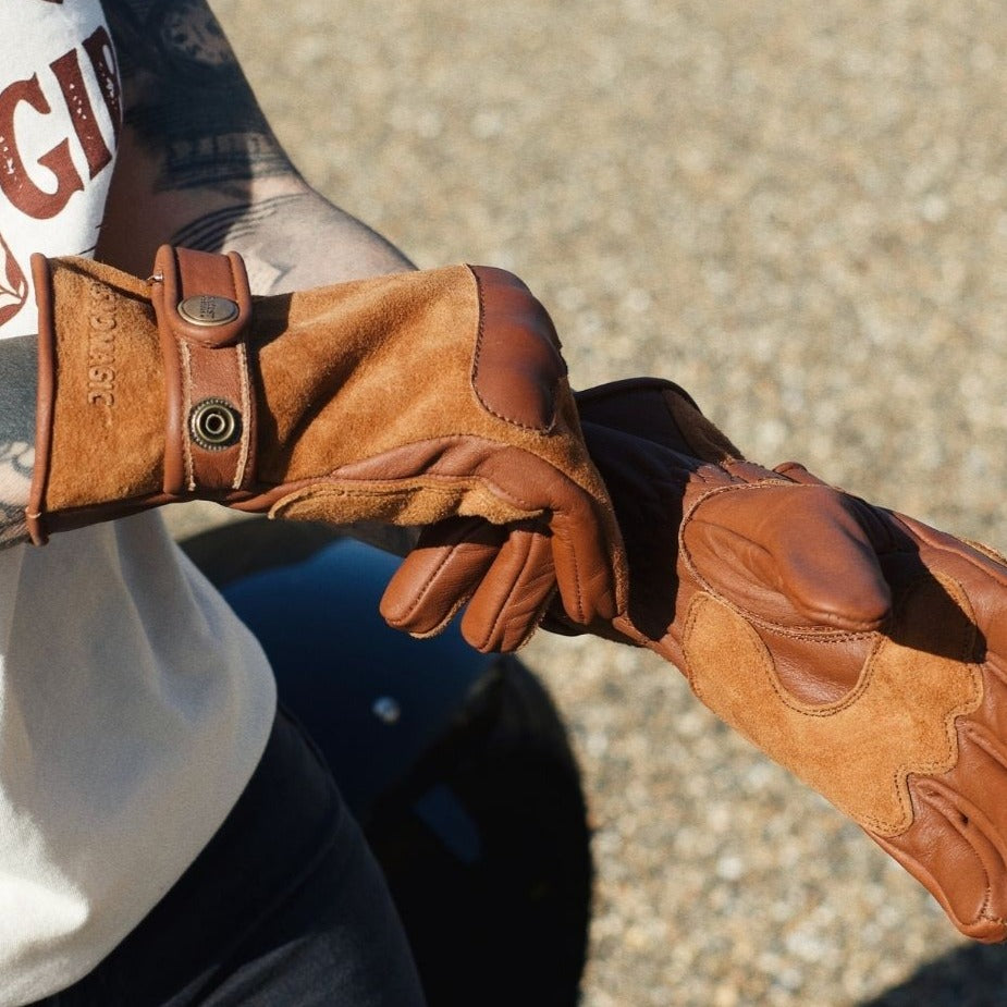 Wildust Sisters Arizona Leather Gloves - Brown