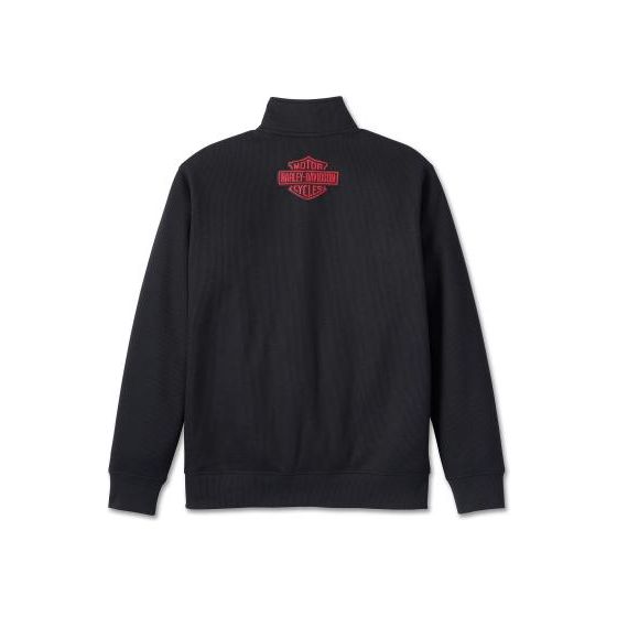 Harley-Davidson® Black Sweatshirt Knit Black HD Motorcycles