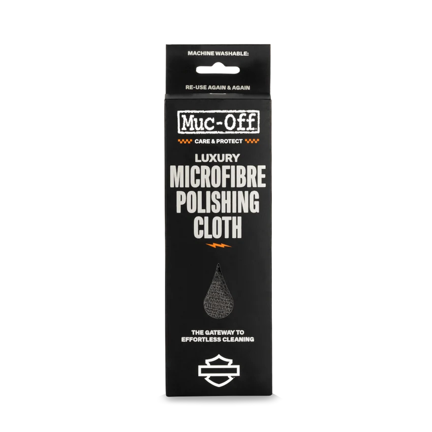 Muc-Off x Harley-Davidson® Luxury Microfiber Polishing Cloth