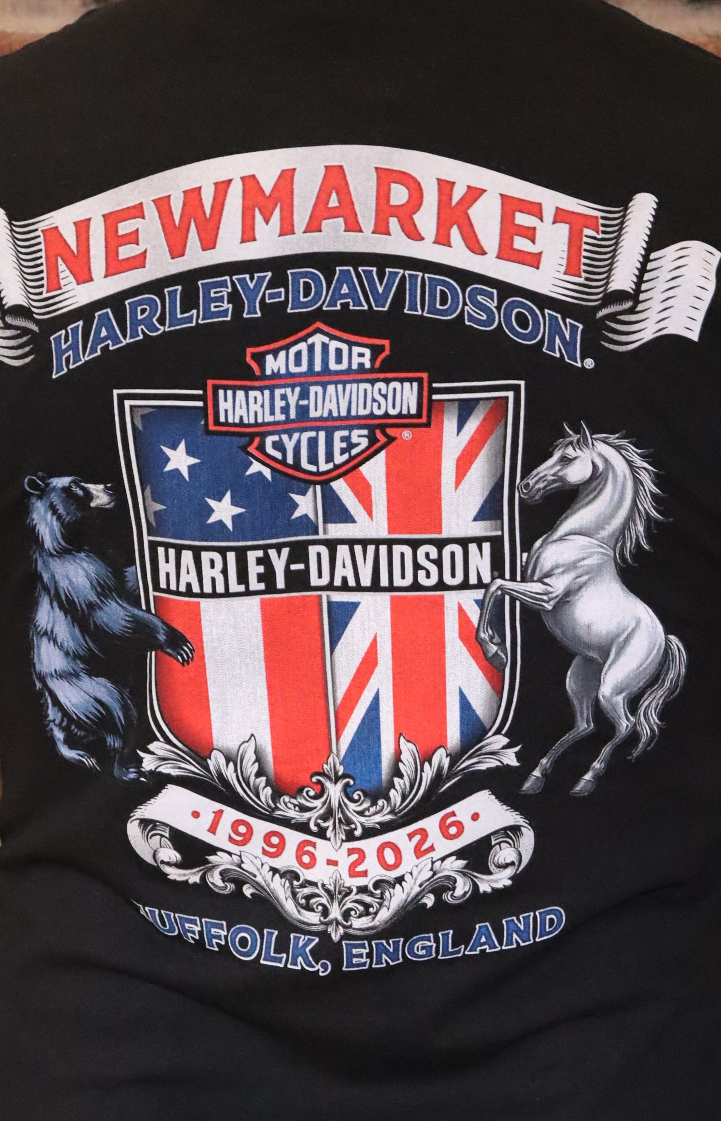 Newmarket Harley Davidson 30th Anniversary B&S Zip Hoody