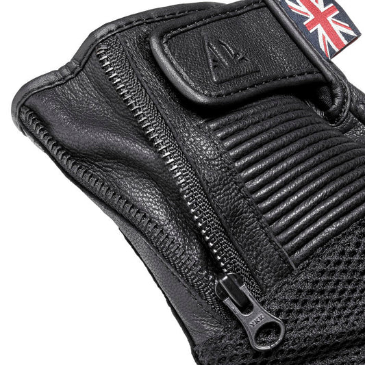 Triumph Raven Mesh Leather Gloves