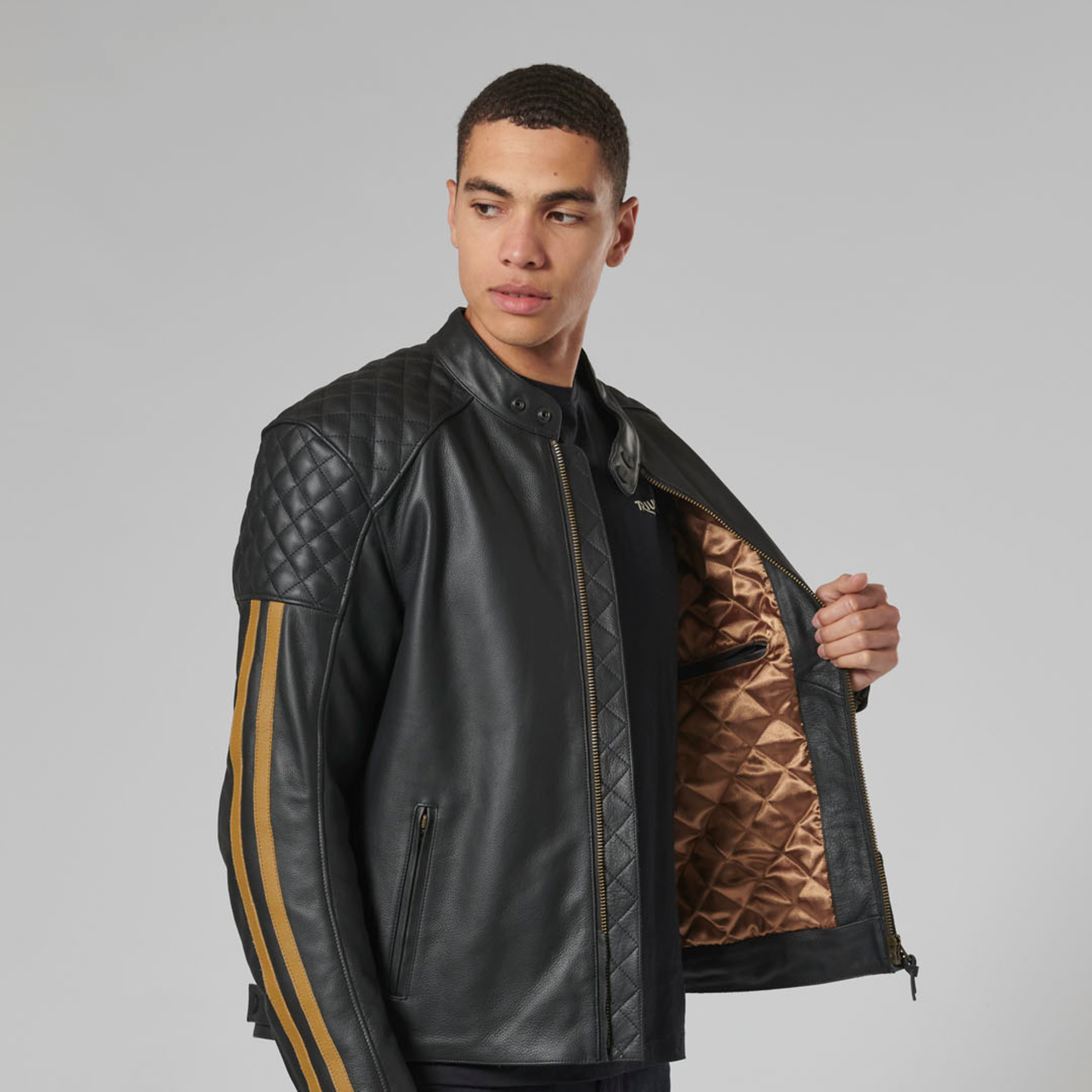 Triumph Braddan Sport Jacket - Black/Gold