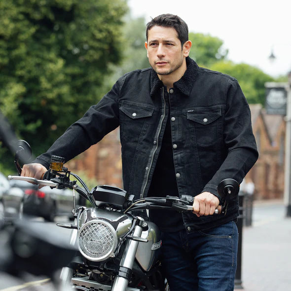 Merlin Black Sherpa D3O® Riding Jacket