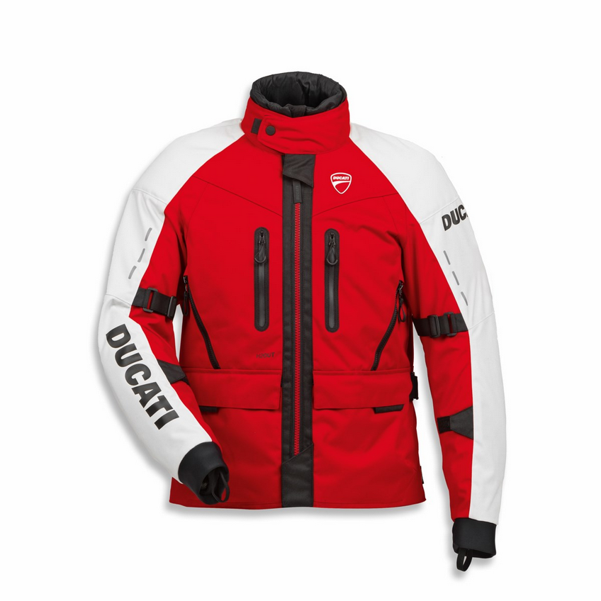 Ducati Tour C5 Red/White Men's Fabric Jacket – LIND