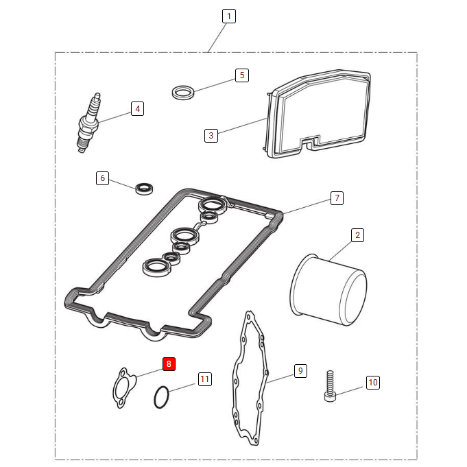 Triumph Daytona Moto 2 765 Genuine Engine Service Kit & Engine Oil