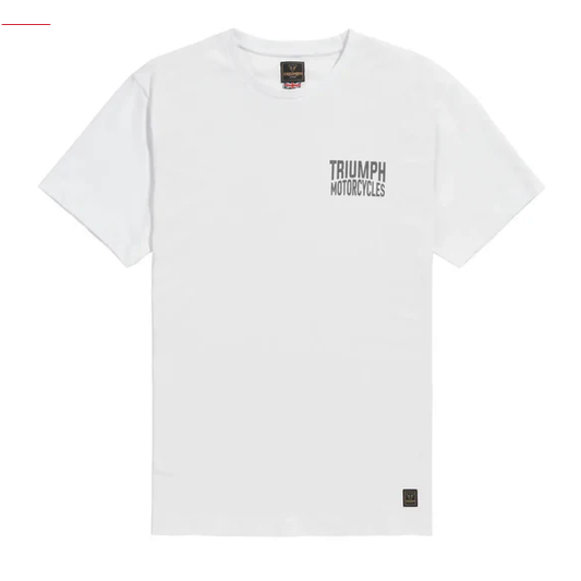 Triumph End Game Tee White