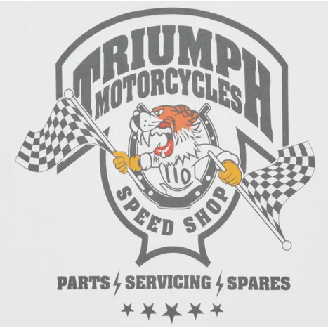 Triumph End Game Tee White