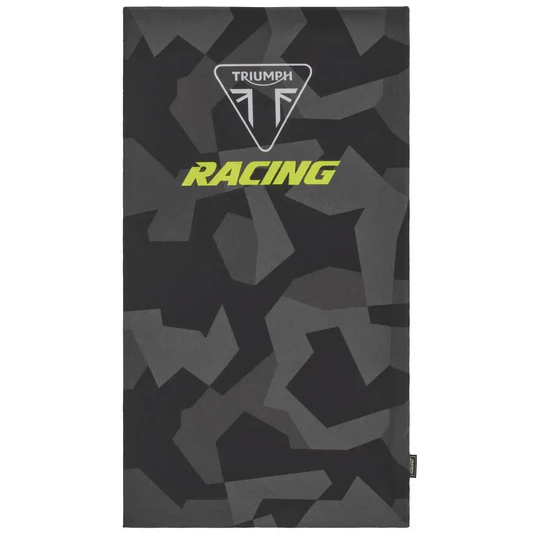 Triumph Racing Camo Neck Tube Black / Fluro