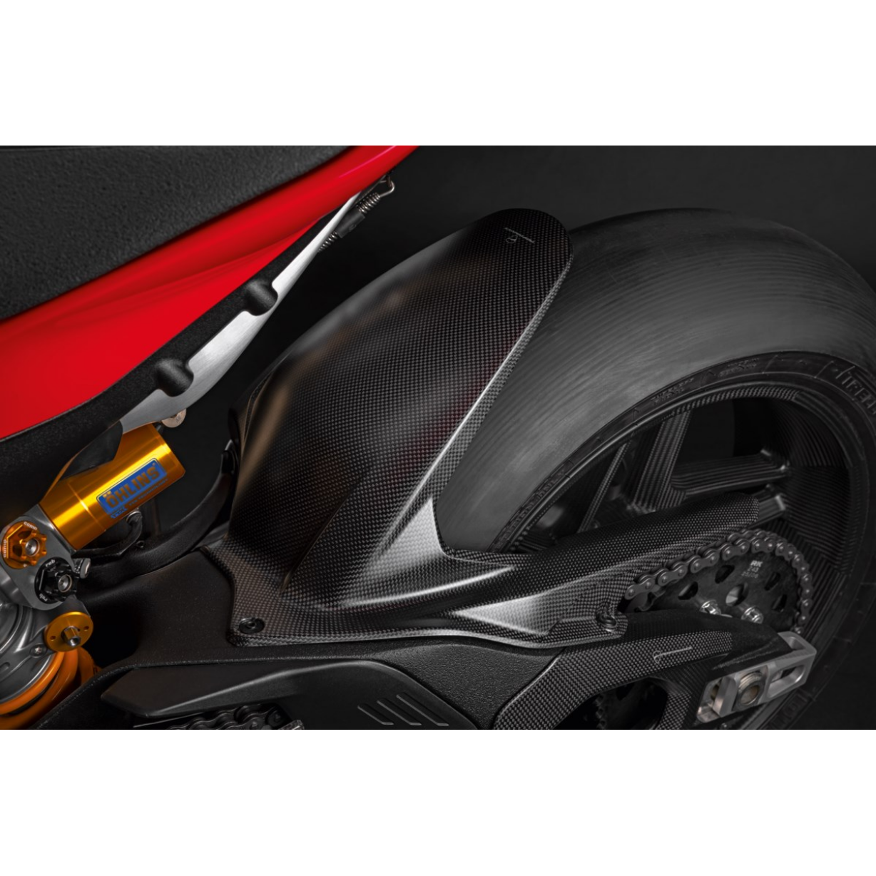Ducati Carbon Rear Mudguard Panigale V4