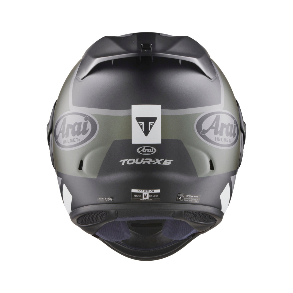 Triumph Arai Tour-X5 Green Helmet