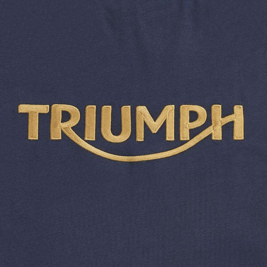 Triumph Bamburgh Embroidered Logo Tee - Black Iris