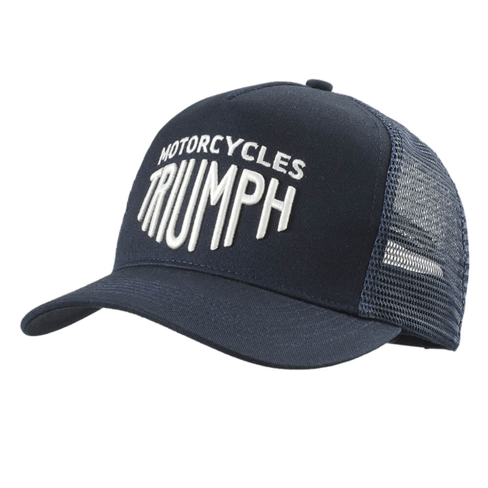 Triumph Ellis Trucker Cap in Navy / Bone
