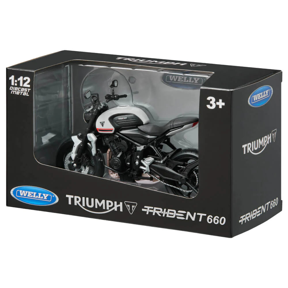 Triumph Trident 660 1:12 Scale Diecast Model by Welly