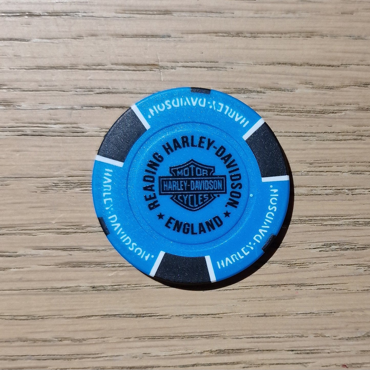 Harley-Davidson® Reading Poker Chip