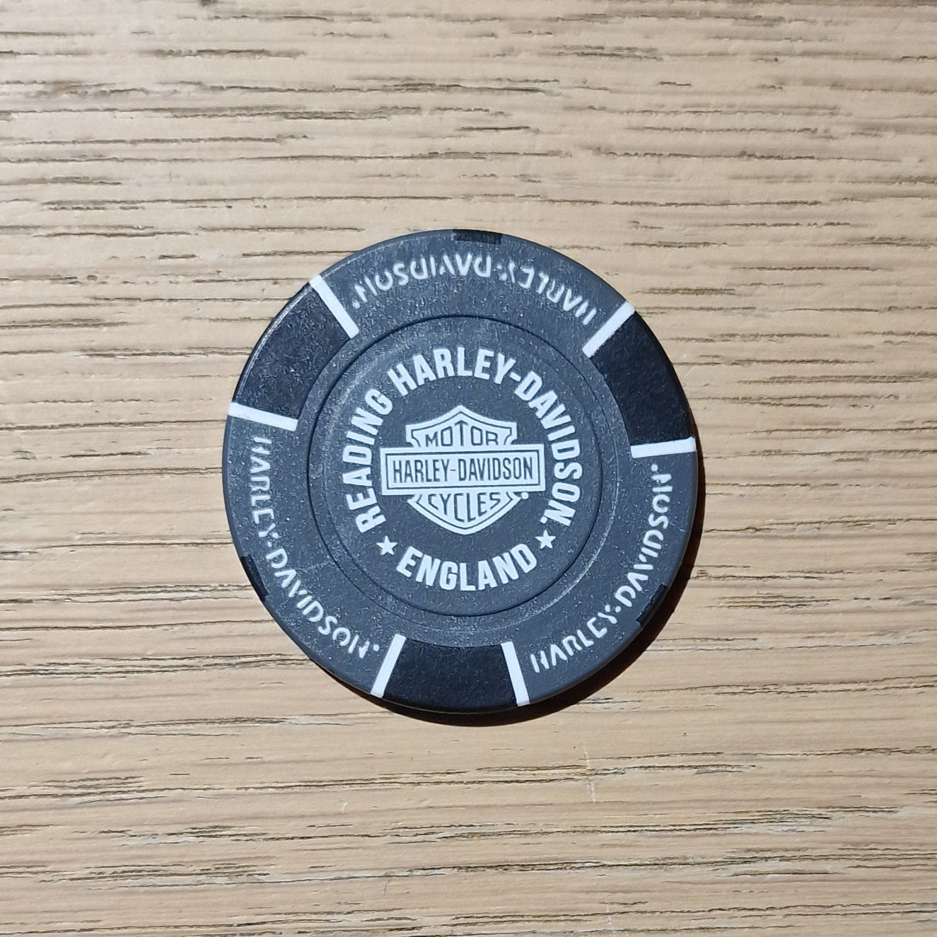 Harley-Davidson® Reading Poker Chip