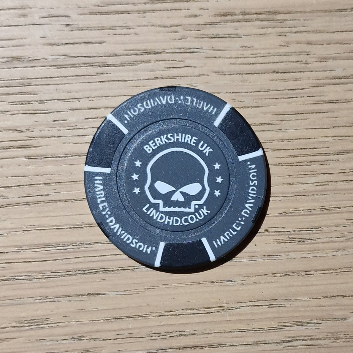 Harley-Davidson® Reading Poker Chip