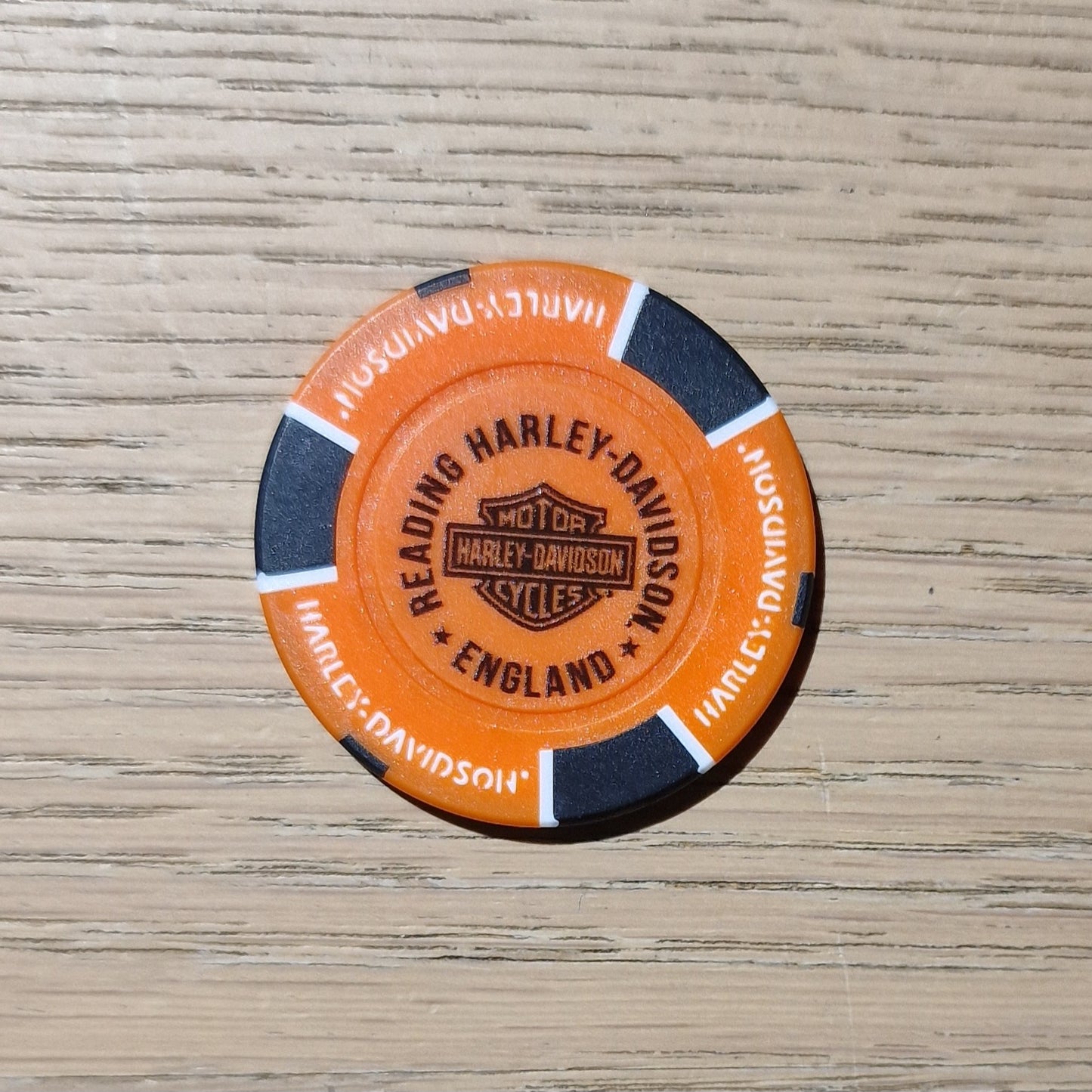 Harley-Davidson® Reading Poker Chip