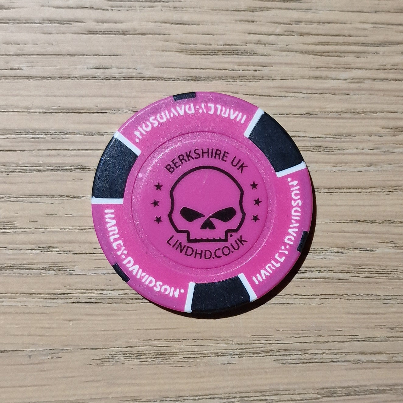 Harley-Davidson® Reading Poker Chip