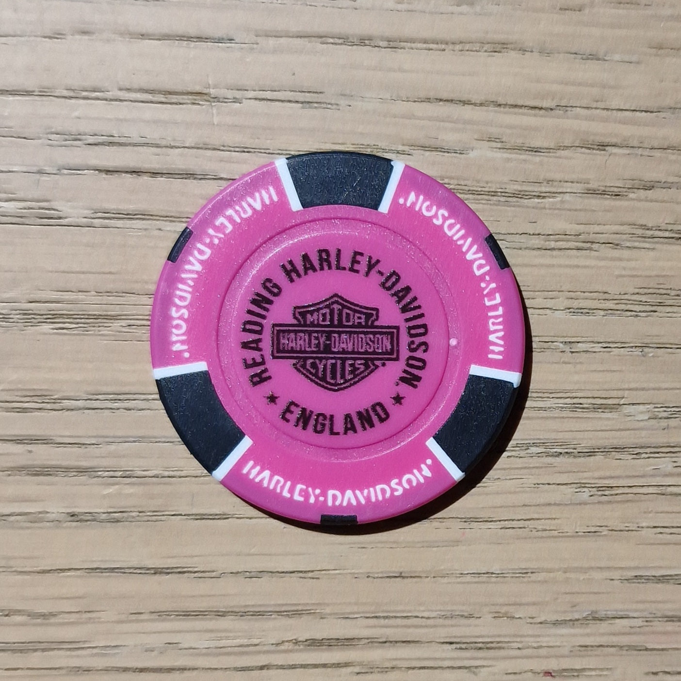 Harley-Davidson® Reading Poker Chip