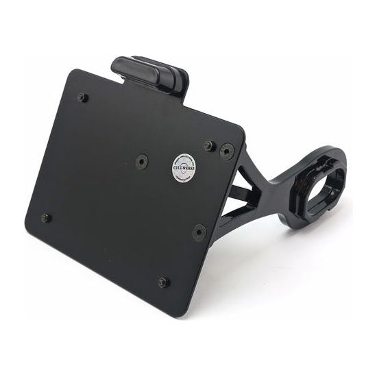 Cult-Werk® Side mount License Plate Bracket - Switzerland Spec - M8 Softail