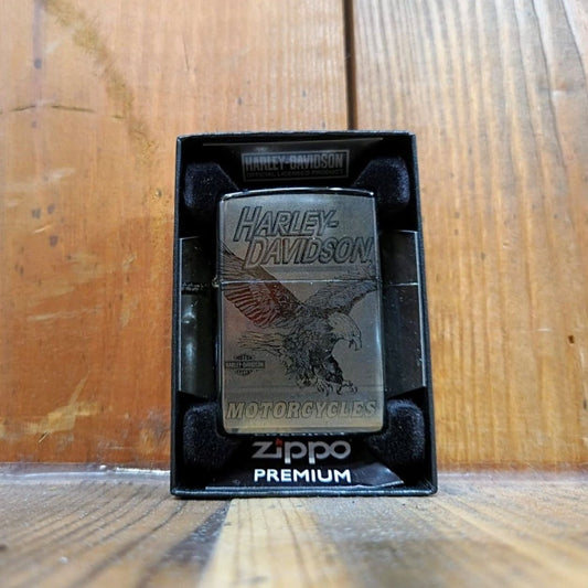 Harley-Davidson® Smokey Chrome Zippo Lighter With Soaring Eagle