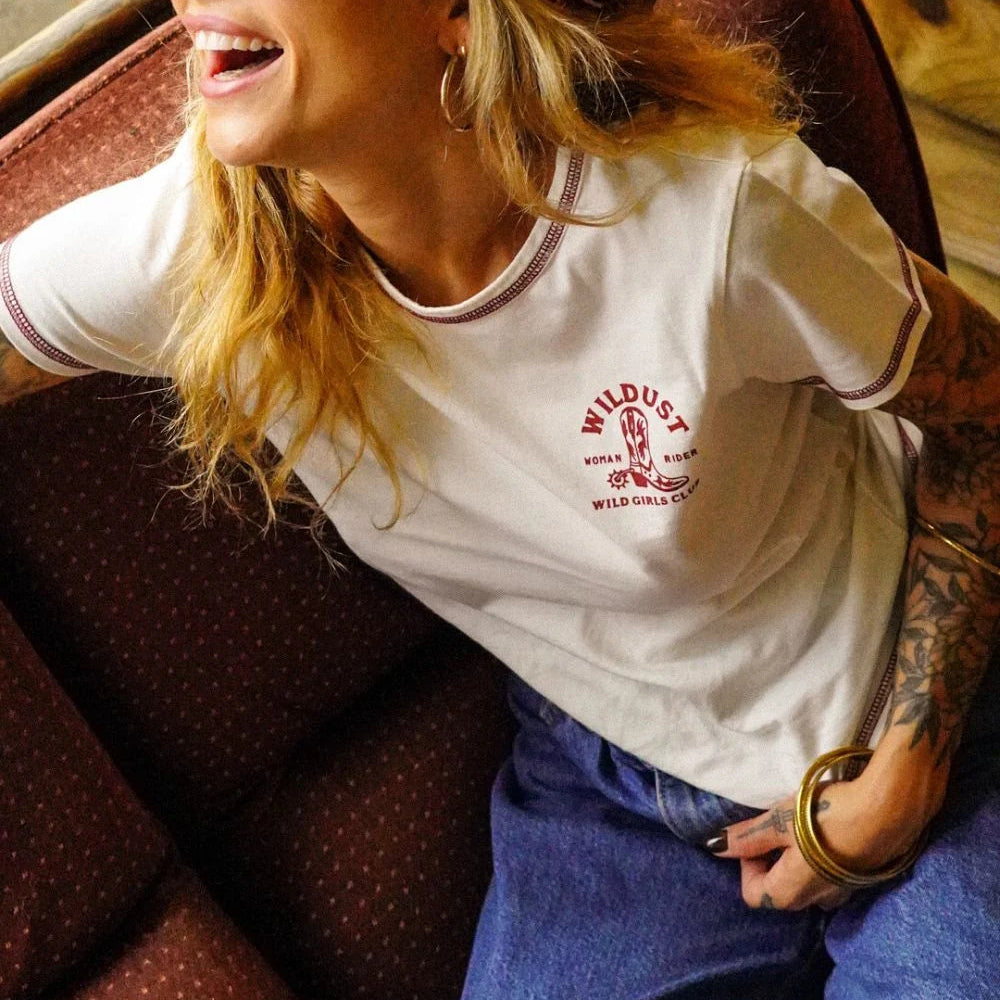Wildust Sisters Cropped Tee - See Ya In Hell