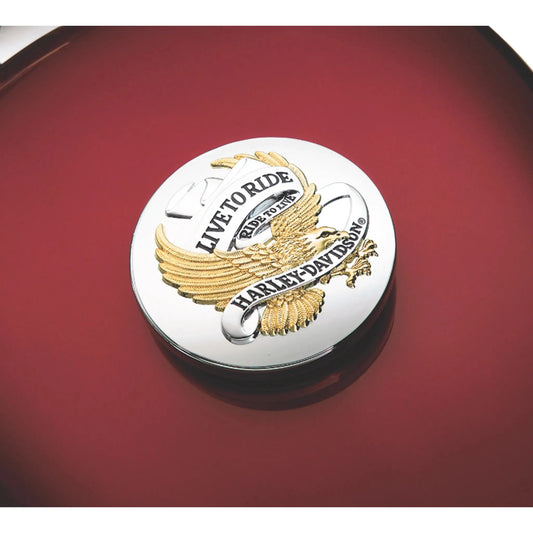 Harley-Davidson® Live To Ride Fuel Cap Medallion