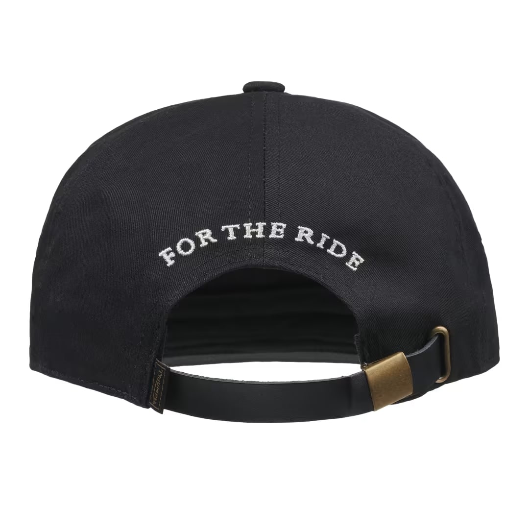 Triumph Heritage Straggler Flat Peak Cap - Black