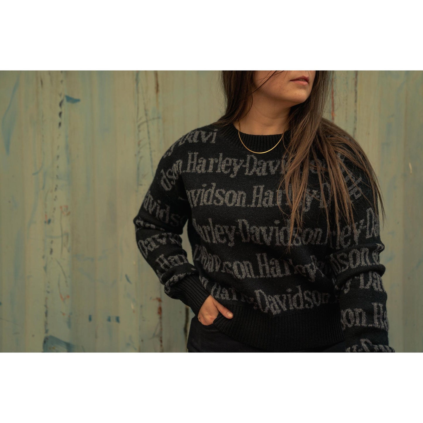 Harley-Davidson® Women's Harley-Davidson Repeat Print Sweater