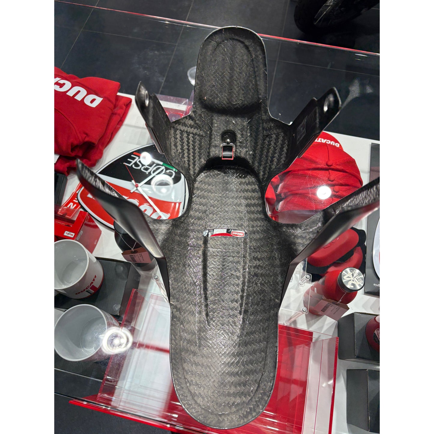 *DAMAGED* Ducati Carbon Fiber Front Mudguard - 2025 V4 Multistrada