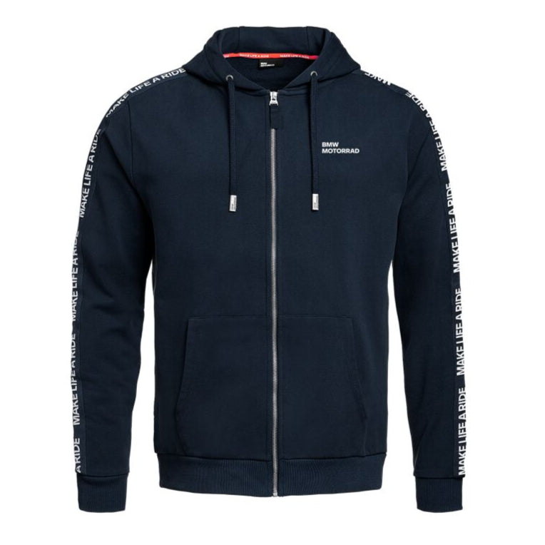 BMW Motorrad “Make Life a Ride” Zip Hoodie - Night Blue
