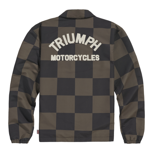 Triumph Carter Coach Checkerboard Jacket - Iron / Black