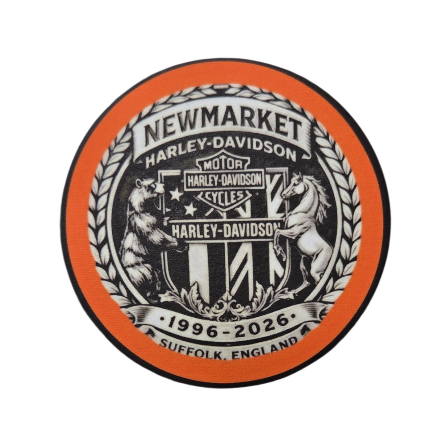 Newmarket Harley-Davidson 30th Anniversary Collection – Pin, Magnet & Coaster