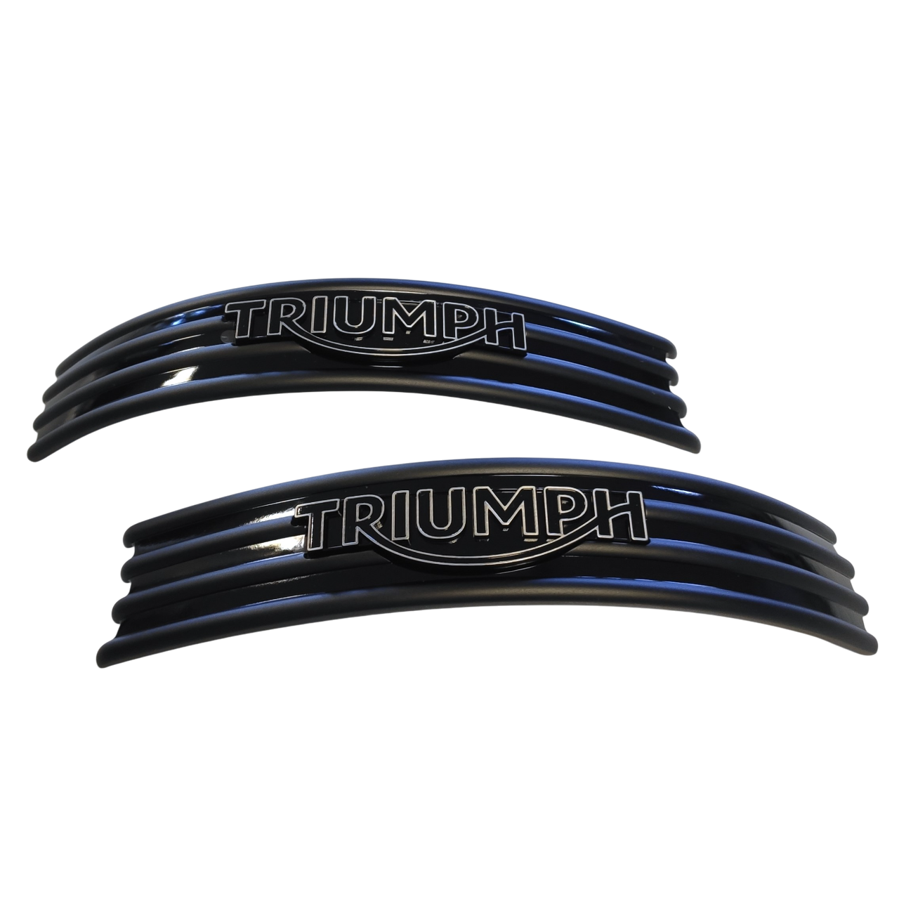Triumph 4 Bar Badge - Black