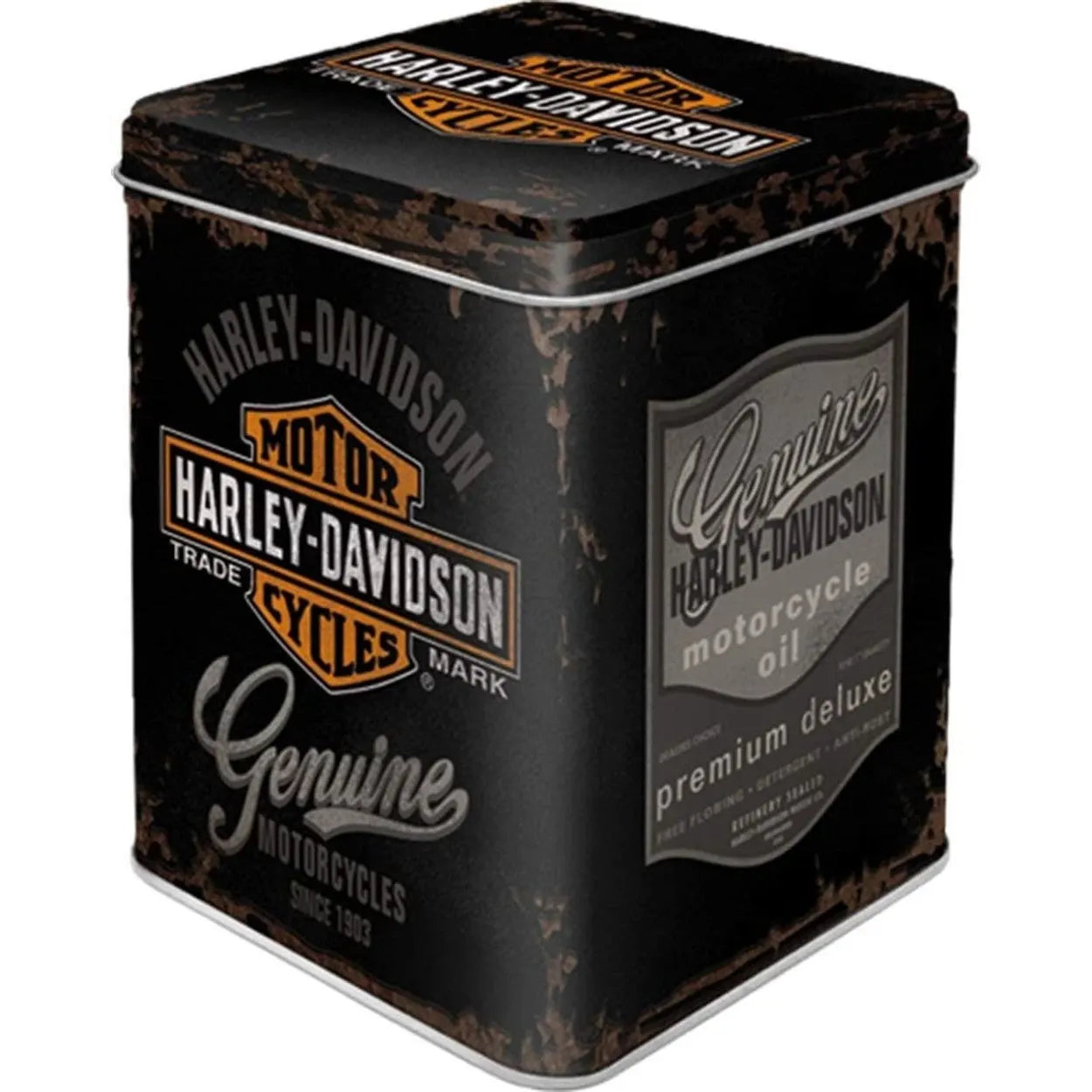 Harley-Davidson® Genuine -Retro Tin Canister