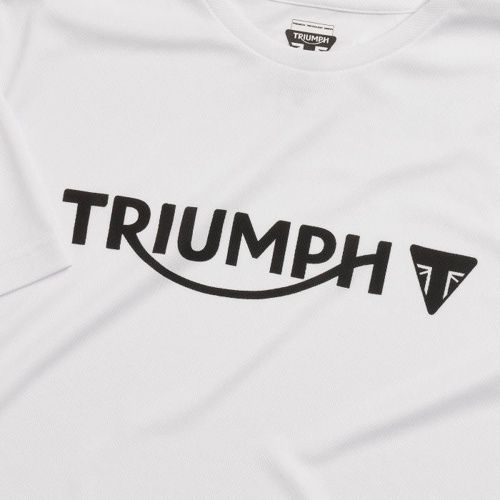 Triumph Rapid Dry Crew Neck T-Shirt - White
