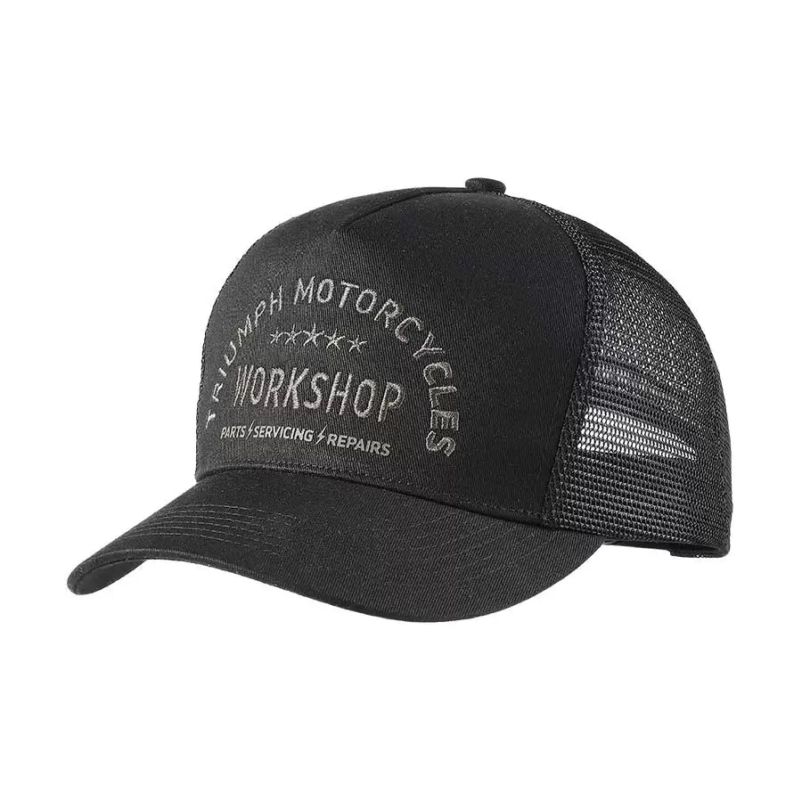 Triumph Workshop Trucker Cap in Black