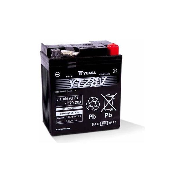 Yamaha Battery ASSY YU-YTZ8V (WC)