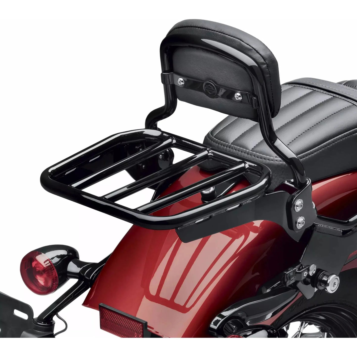 Harley-Davidson® Sport Luggage Rack for HoldFast Sissy Bar Upright - Gloss Black