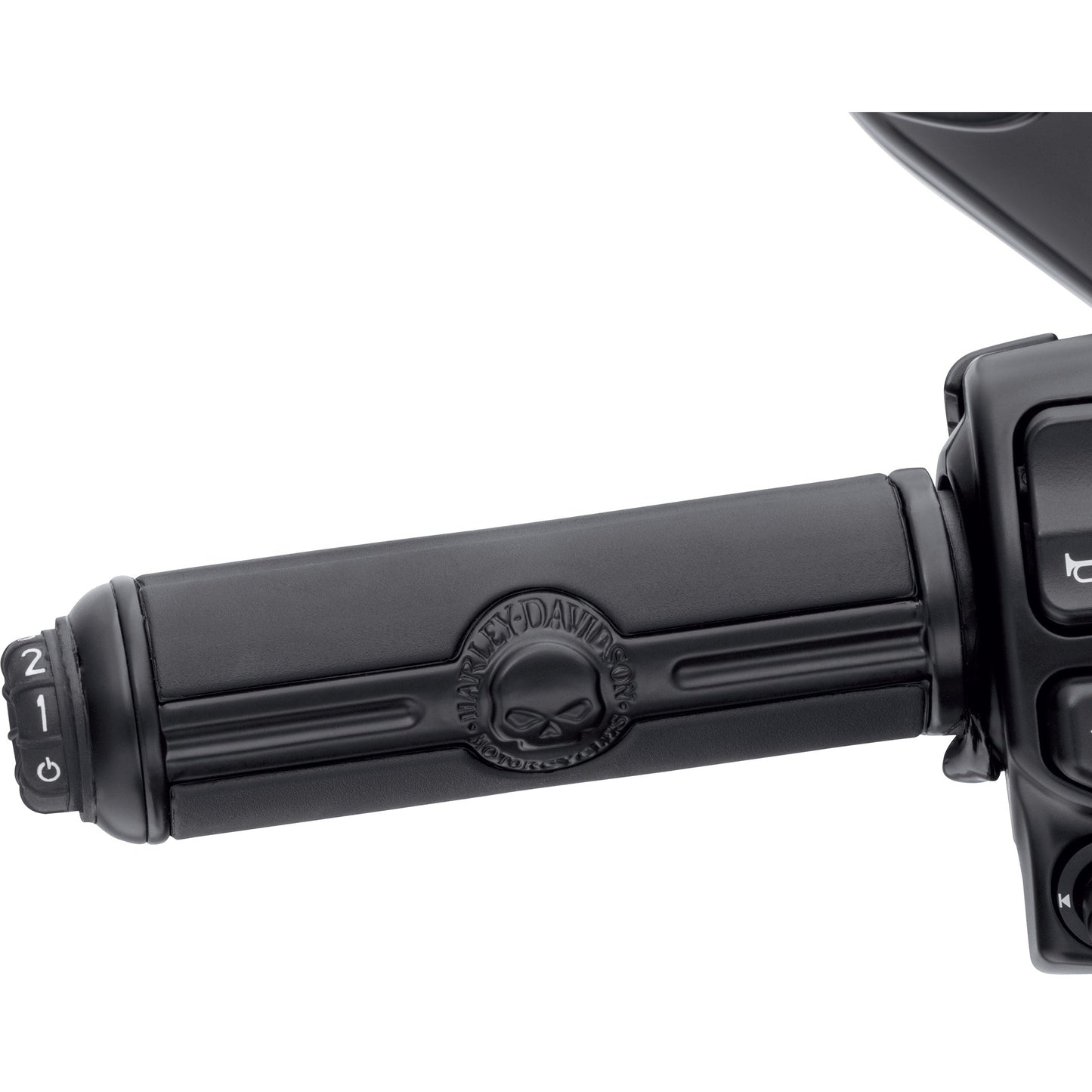 Harley-Davidson® Willie G Skull Heated Hand Grips