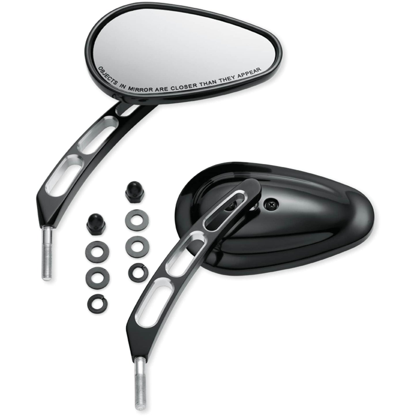 Harley-Davidson® Edge Cut Stem Mirrors