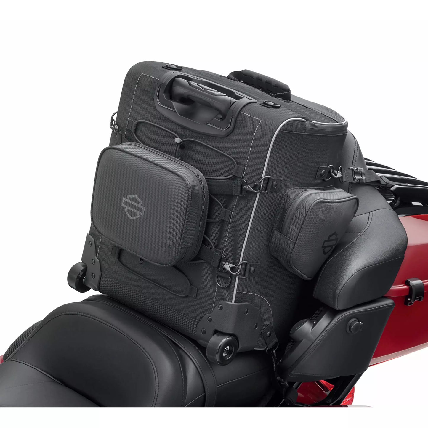 Harley-Davidson® Onyx Premium Luggage Backseat Roller Bag