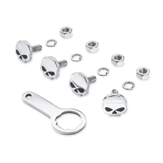 Harley-Davidson® Skull License Plate Mounting Hardware