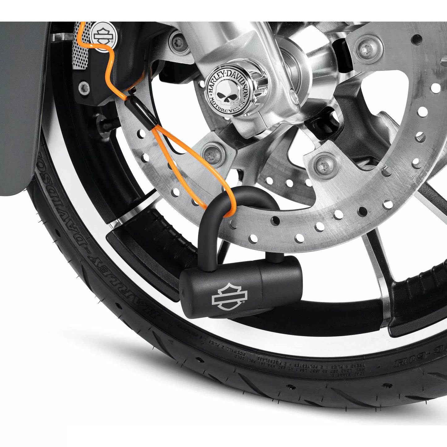 Harley-Davidson® Black on Black Disc Lock
