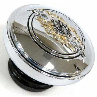 Harley-Davidson Accessories Harley-Davidson® Fuel Cap Medallion - Flames