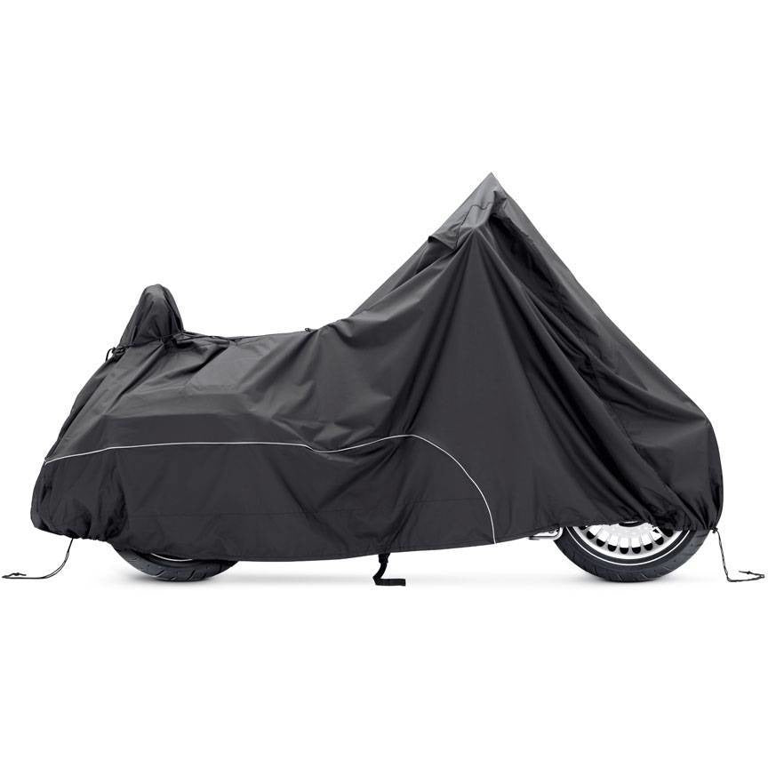 XXXL Black & Orange Motorcycle Cover – Fits Harley Road King, Custom, Classic – Universal Cruiser