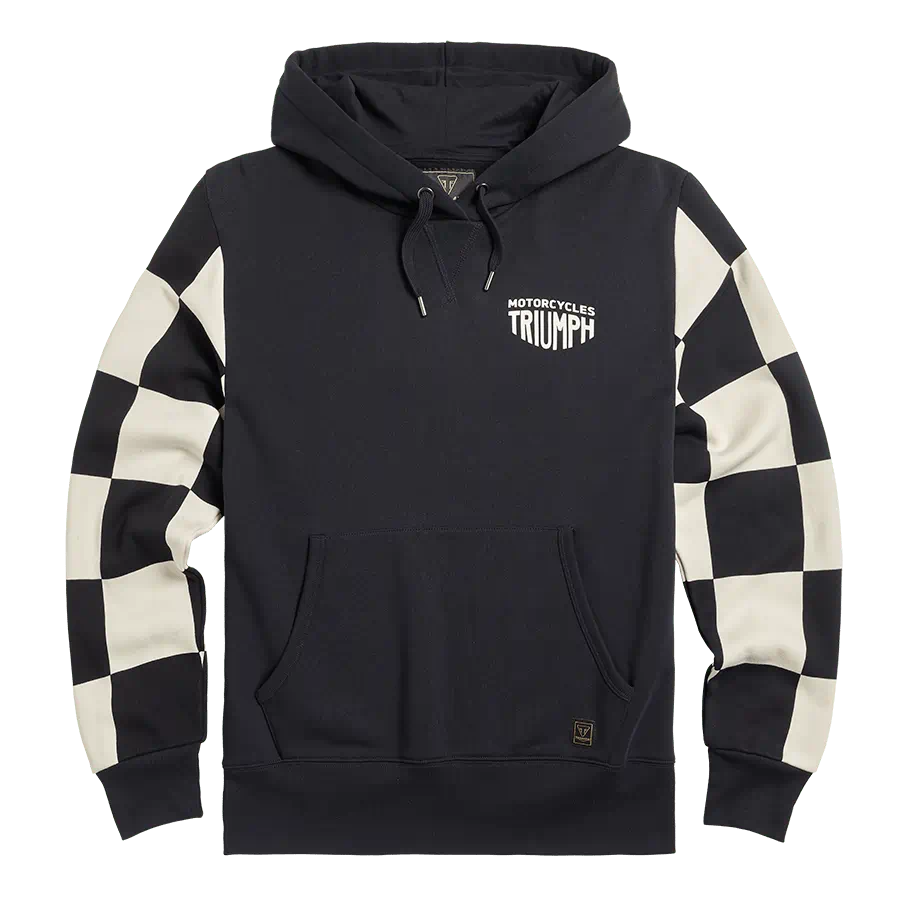 Triumph Haytham Checkerboard Hoodie - Black & White