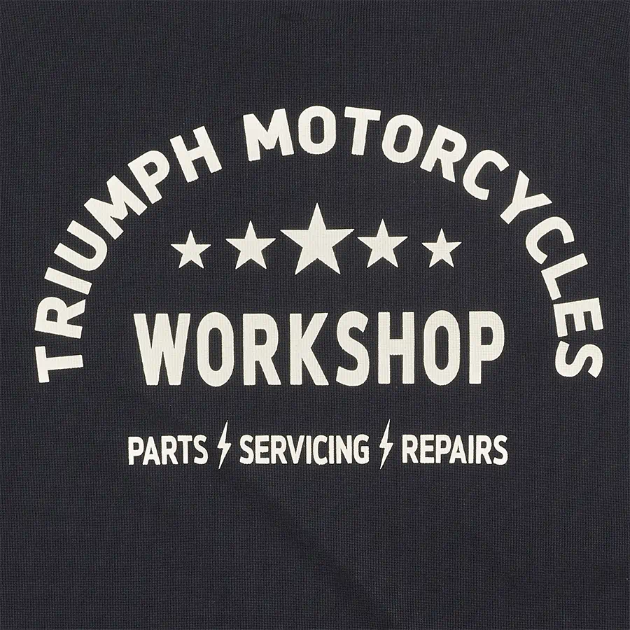 Triumph Harker Checkerboard Long Sleeve Tee - Black & White