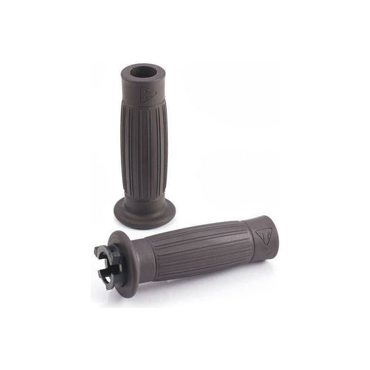 Triumph Accessories Triumph Handlebar Grips - Barrel - Brown - 22mm