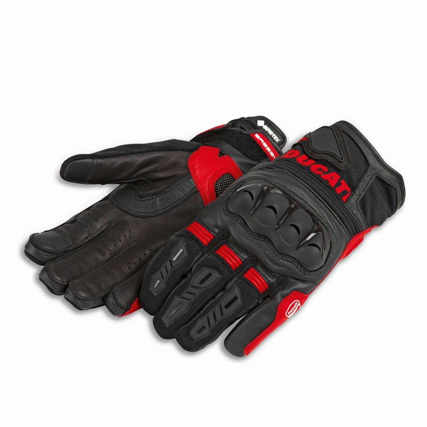 Ducati Fabric-Leather Gloves - Tour C5